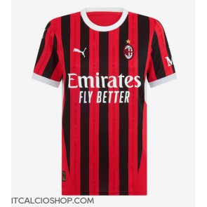 AC Milan Prima Maglia Femmina 2024-25 Manica Corta